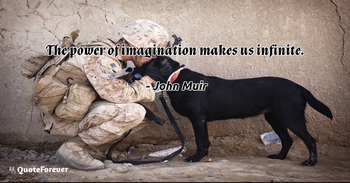 The power of imagination makes us infinite.