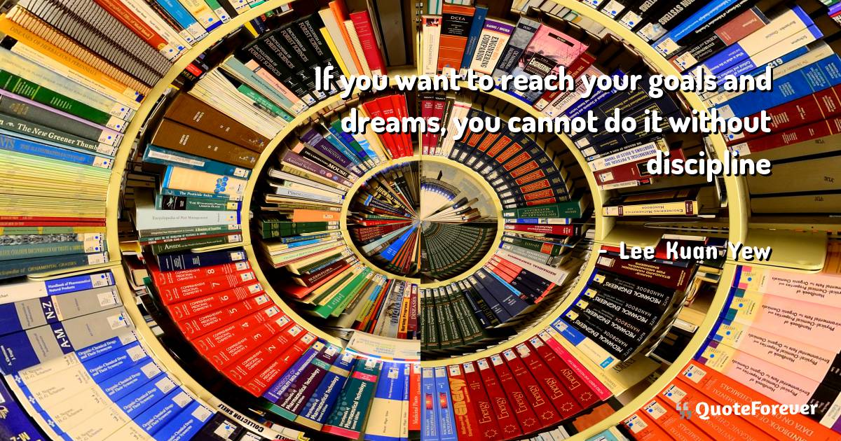 If you want to reach your goals and dreams, you cannot do it without ...